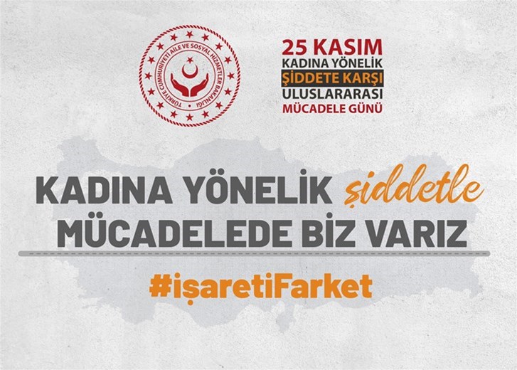 Kadına yönelik şiddete sıfır tolerans!