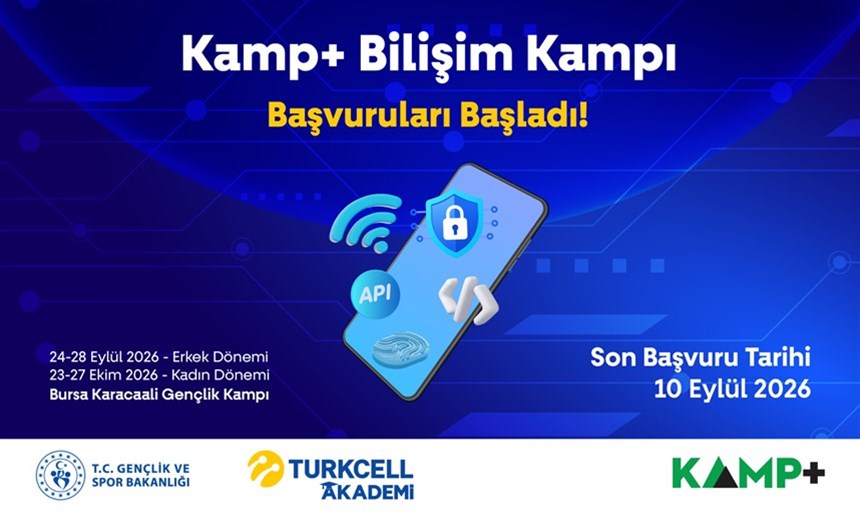 KAMP+ Bilişim Kampı Başvuruları Başladı!