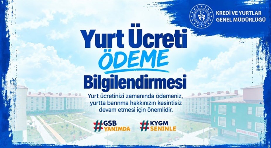 Yurt Ücretini Zamanında ödemeyi Unutma