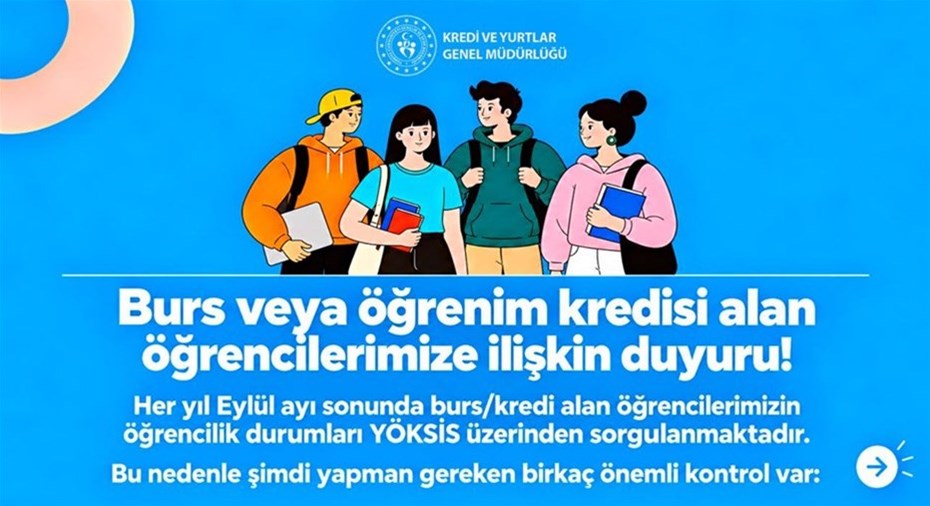 Burs Veya Öğrenim Kredisi Alanlar Dikkat!..