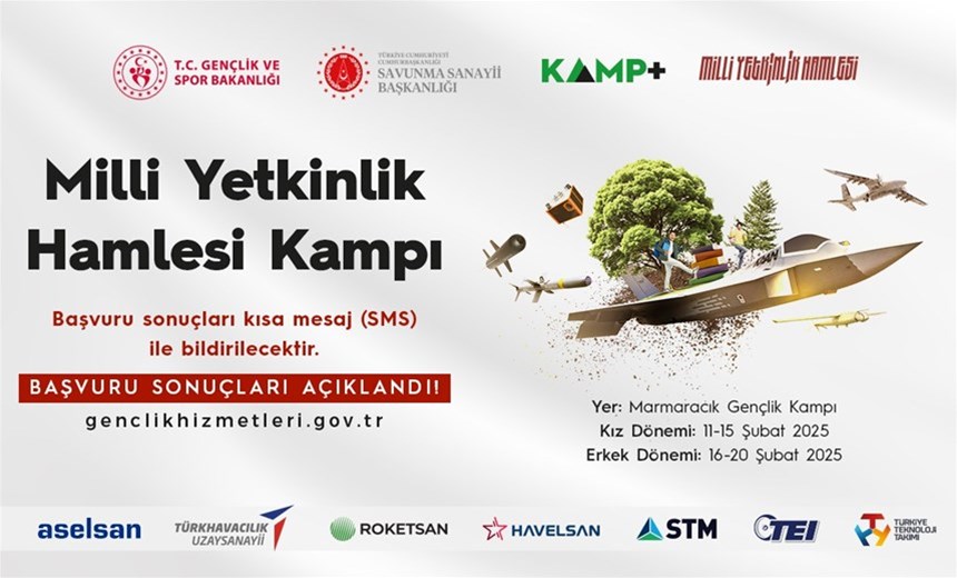 Kamp+ Milli Yetkinlik Hamlesi Kampı Başvuru Sonuçları Açıklandı!