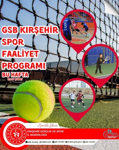 Haftalık Faaliyet Programımız Belli Oldu