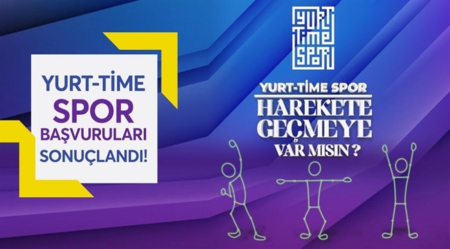 Yurt Time Spor başvuru sonuçları açıklandı